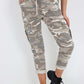 Italian Drawstring Camo Side Pockets Cargo Trousers
