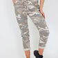 Italian Drawstring Camo Side Pockets Trousers