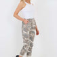 Italian Drawstring Camo Side Pockets Trousers
