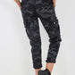 Italian Drawstring Camo Side Pockets Cargo Trousers