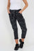 Italian Drawstring Camo Side Pockets Trousers