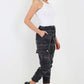 Italian Drawstring Camo Side Pockets Cargo Trousers