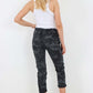 Italian Drawstring Camo Side Pockets Trousers