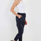 Italian Drawstring Camo Side Pockets Cargo Trousers