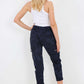 Italian Drawstring Camo Side Pockets Cargo Trousers