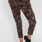 Italian Drawstring Camo Side Pockets Cargo Trousers