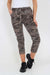 Italian Drawstring Camo Side Pockets Trousers