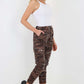 Italian Drawstring Camo Side Pockets Cargo Trousers