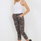 Italian Drawstring Camo Side Pockets Trousers