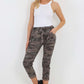 Italian Drawstring Camo Side Pockets Trousers