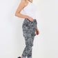 Italian Drawstring Camo Side Pockets Cargo Trousers