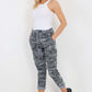 Italian Drawstring Camo Side Pockets Cargo Trousers