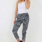 Italian Drawstring Camo Side Pockets Cargo Trousers