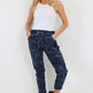 Italian Drawstring Camo Side Pockets Trousers