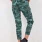Italian Drawstring Camo Side Pockets Trousers