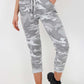 Italian Drawstring Camo Side Pockets Trousers