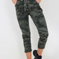 Italian Drawstring Camo Side Pockets Trousers