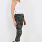 Italian Drawstring Camo Side Pockets Trousers