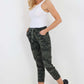 Italian Drawstring Camo Side Pockets Trousers