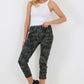 Italian Drawstring Camo Side Pockets Trousers