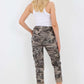 Italian Drawstring Camo Side Pockets Cargo Trousers