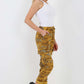 Italian Drawstring Camo Side Pockets Cargo Trousers