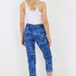 Italian Drawstring Camo Side Pockets Trousers