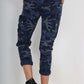 Italian Drawstring Camo Side Pockets Cargo Trousers
