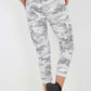 Italian Drawstring Camo Side Pockets Cargo Trousers