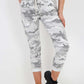 Italian Drawstring Camo Side Pockets Trousers