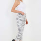 Italian Drawstring Camo Side Pockets Cargo Trousers