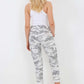 Italian Drawstring Camo Side Pockets Cargo Trousers
