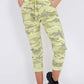 Italian Drawstring Camo Side Pockets Trousers