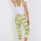 Italian Drawstring Camo Side Pockets Trousers