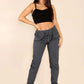 Italian Glitter Drawstring Waistband Magic Pants