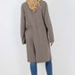 Italian Front Button Fastening Longline Cotton Cardigan