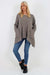 Italian Diagonal Pockets Cotton Tunic Top
