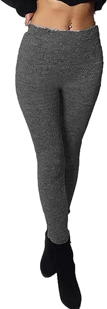 Full Length Plain Knitted Leggings