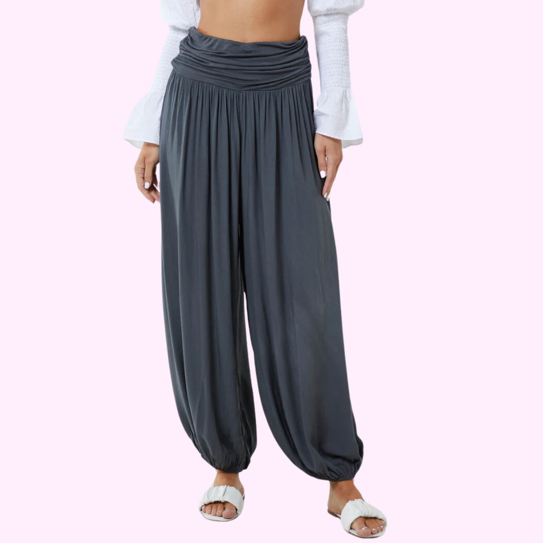 HAREM JERSEY WAISTBAND TROUSERS