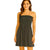 Women’s Plain Strapless Bandeau Midi Dress