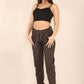 Italian Glitter Drawstring Waistband Magic Pants