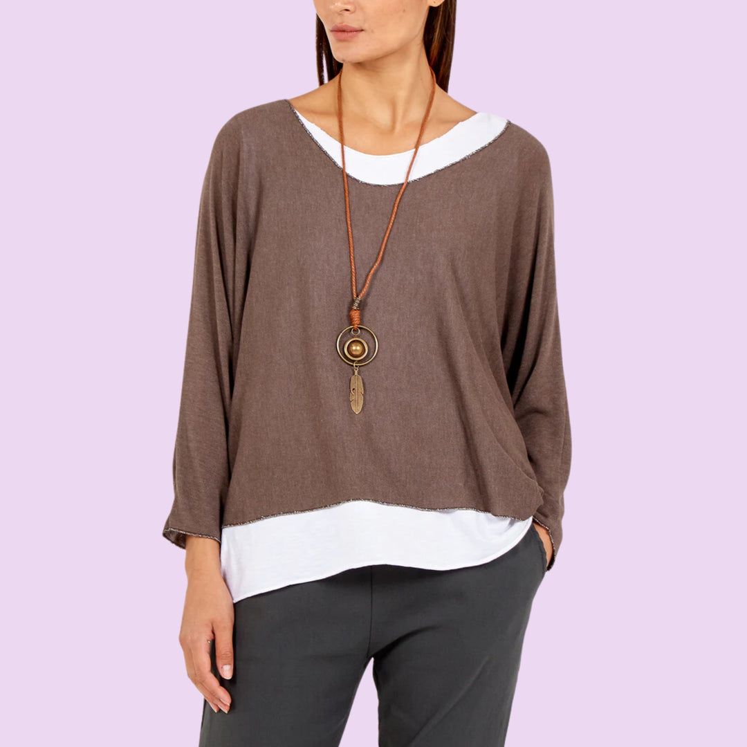 Necklace Double Layer Top