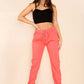 Italian Glitter Drawstring Waistband Magic Pants