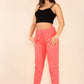 Italian Glitter Drawstring Waistband Magic Pants
