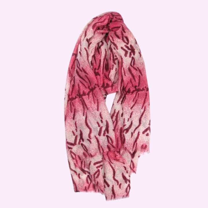 Water Wave Print Scarf