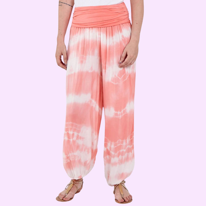 TIE DYE HAREM TROUSERS