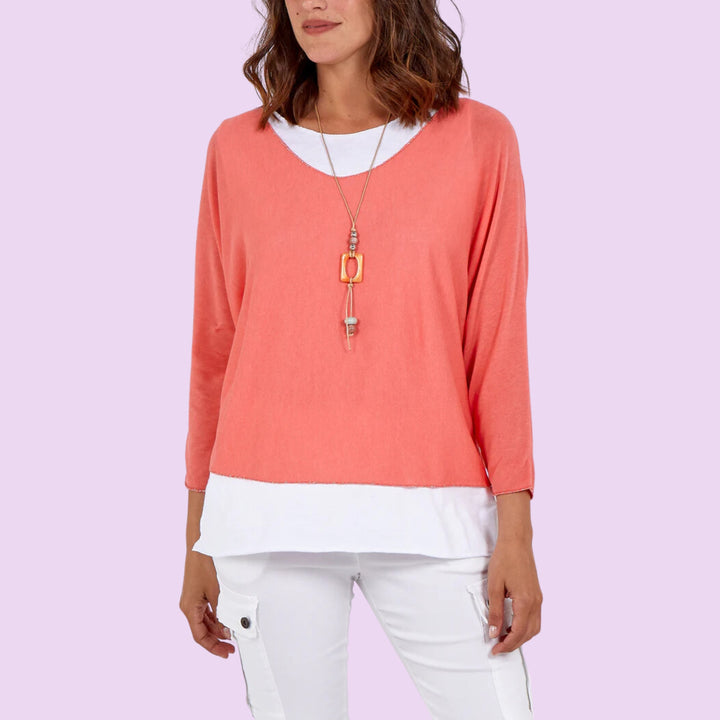 Necklace Double Layer Top