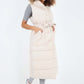 Italian Belted Hooded Long Gilet
