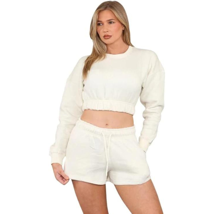 Fleece 2-Piece Jumper & Short Set