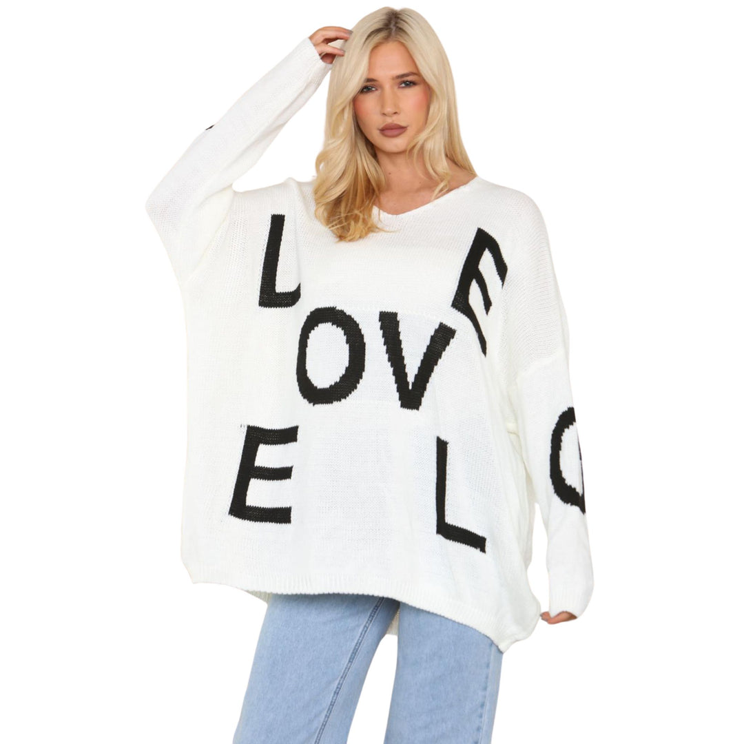 FLX Love Print Jumper